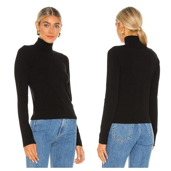 RE/DONE  X Hanes 60s Mock Neck Long Sleeve Tee Size Medium - Picture 1 of 6
